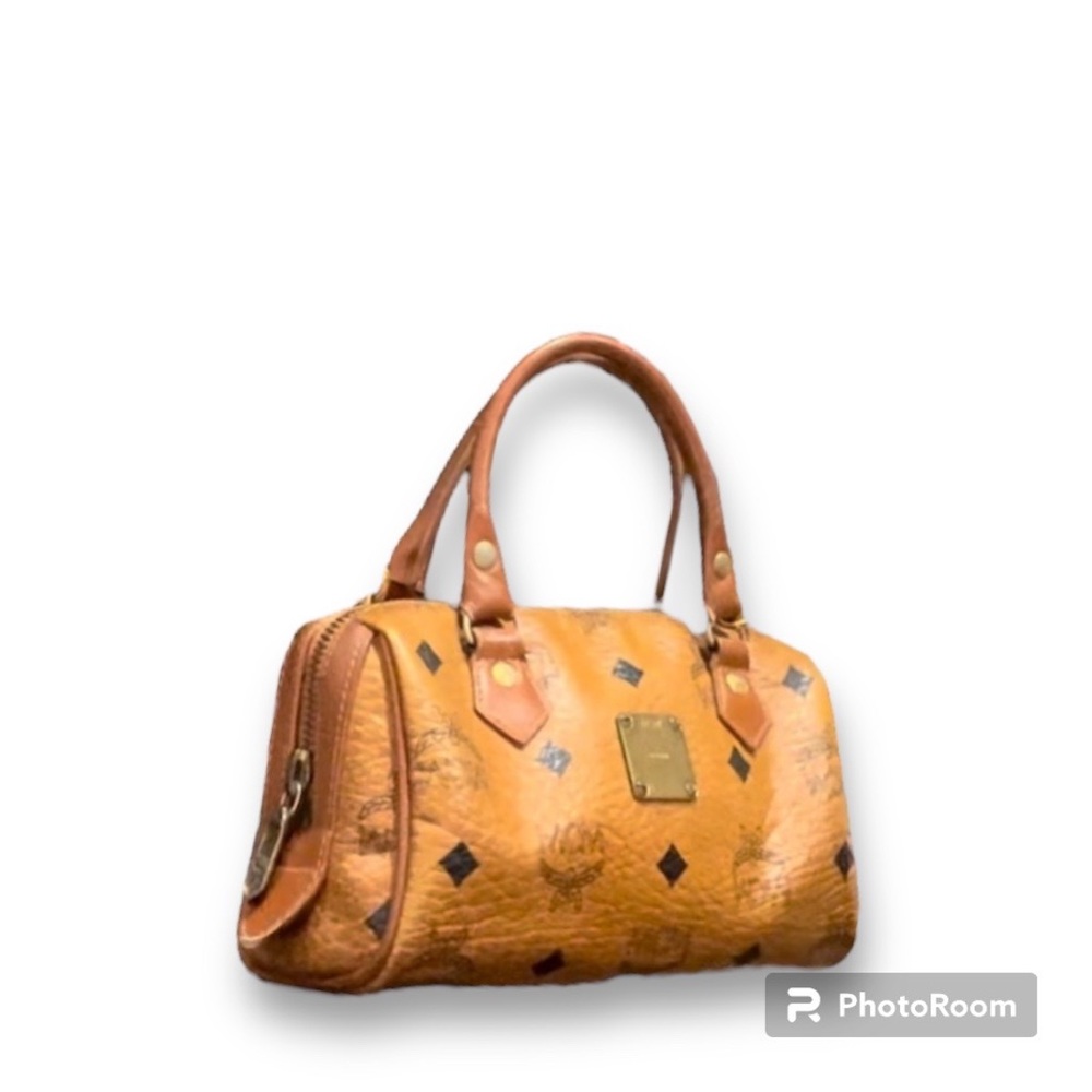 MCM small mini Boston crossbody bag